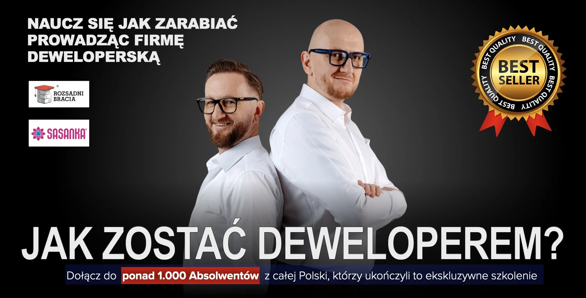 Jak zostać deweloperem? Robert i Piotr Kiereś. Szkolenie o prowadzeniu firmy deweloperskiej.